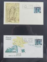 Spanien Sammlung FDCs in 7 Alben auf selbstgestalteten Seiten #MA104