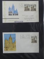 Spanien Sammlung FDCs in 7 Alben auf selbstgestalteten Seiten #MA104