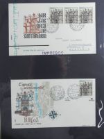 Spanien Sammlung FDCs in 7 Alben auf selbstgestalteten Seiten #MA104