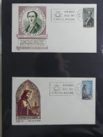 Spanien Sammlung FDCs in 7 Alben auf selbstgestalteten Seiten #MA104