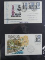 Spanien Sammlung FDCs in 7 Alben auf selbstgestalteten Seiten #MA104