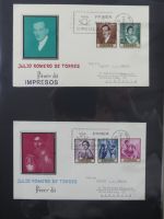 Spanien Sammlung FDCs in 7 Alben auf selbstgestalteten Seiten #MA104