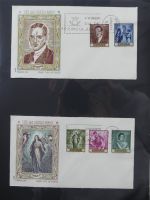 Spanien Sammlung FDCs in 7 Alben auf selbstgestalteten Seiten #MA104