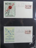 Spanien Sammlung FDCs in 7 Alben auf selbstgestalteten Seiten #MA104