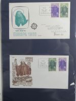 Spanien Sammlung FDCs in 7 Alben auf selbstgestalteten Seiten #MA104