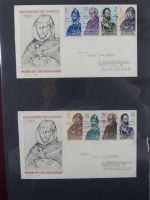 Spanien Sammlung FDCs in 7 Alben auf selbstgestalteten Seiten #MA104