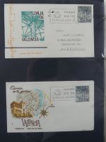 Spanien Sammlung FDCs in 7 Alben auf selbstgestalteten Seiten #MA104