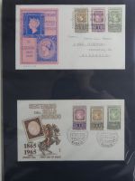 Spanien Sammlung FDCs in 7 Alben auf selbstgestalteten Seiten #MA104