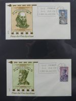 Spanien Sammlung FDCs in 7 Alben auf selbstgestalteten Seiten #MA104