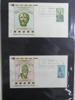 Spanien Sammlung FDCs in 7 Alben auf selbstgestalteten Seiten #MA104