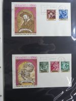 Spanien Sammlung FDCs in 7 Alben auf selbstgestalteten Seiten #MA104