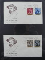 Spanien Sammlung FDCs in 7 Alben auf selbstgestalteten Seiten #MA104