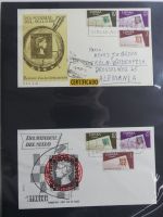 Spanien Sammlung FDCs in 7 Alben auf selbstgestalteten Seiten #MA104