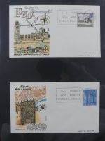 Spanien Sammlung FDCs in 7 Alben auf selbstgestalteten Seiten #MA104