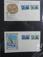 Spanien Sammlung FDCs in 7 Alben auf selbstgestalteten Seiten #MA104