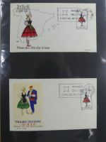 Spanien Sammlung FDCs in 7 Alben auf selbstgestalteten Seiten #MA104