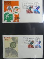 Spanien Sammlung FDCs in 7 Alben auf selbstgestalteten Seiten #MA104