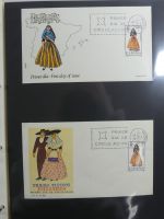 Spanien Sammlung FDCs in 7 Alben auf selbstgestalteten Seiten #MA104