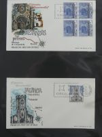 Spanien Sammlung FDCs in 7 Alben auf selbstgestalteten Seiten #MA104