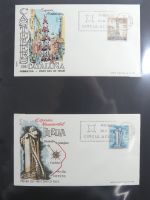 Spanien Sammlung FDCs in 7 Alben auf selbstgestalteten Seiten #MA104