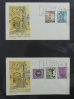 Spanien Sammlung FDCs in 7 Alben auf selbstgestalteten Seiten #MA104