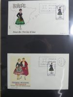 Spanien Sammlung FDCs in 7 Alben auf selbstgestalteten Seiten #MA104