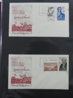 Spanien Sammlung FDCs in 7 Alben auf selbstgestalteten Seiten #MA104