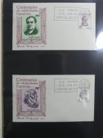 Spanien Sammlung FDCs in 7 Alben auf selbstgestalteten Seiten #MA104