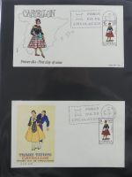 Spanien Sammlung FDCs in 7 Alben auf selbstgestalteten Seiten #MA104