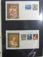 Spanien Sammlung FDCs in 7 Alben auf selbstgestalteten Seiten #MA104