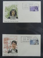 Spanien Sammlung FDCs in 7 Alben auf selbstgestalteten Seiten #MA104