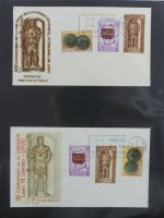 Spanien Sammlung FDCs in 7 Alben auf selbstgestalteten Seiten #MA104