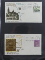 Spanien Sammlung FDCs in 7 Alben auf selbstgestalteten Seiten #MA104