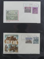 Spanien Sammlung FDCs in 7 Alben auf selbstgestalteten Seiten #MA104