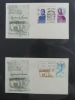 Spanien Sammlung FDCs in 7 Alben auf selbstgestalteten Seiten #MA104