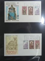 Spanien Sammlung FDCs in 7 Alben auf selbstgestalteten Seiten #MA104