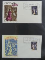 Spanien Sammlung FDCs in 7 Alben auf selbstgestalteten Seiten #MA104