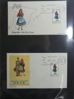 Spanien Sammlung FDCs in 7 Alben auf selbstgestalteten Seiten #MA104