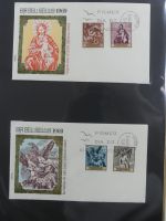 Spanien Sammlung FDCs in 7 Alben auf selbstgestalteten Seiten #MA104