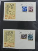 Spanien Sammlung FDCs in 7 Alben auf selbstgestalteten Seiten #MA104