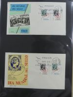 Spanien Sammlung FDCs in 7 Alben auf selbstgestalteten Seiten #MA104