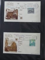 Spanien Sammlung FDCs in 7 Alben auf selbstgestalteten Seiten #MA104