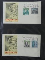 Spanien Sammlung FDCs in 7 Alben auf selbstgestalteten Seiten #MA104