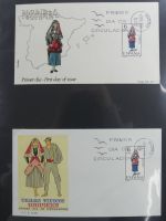 Spanien Sammlung FDCs in 7 Alben auf selbstgestalteten Seiten #MA104