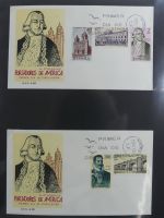 Spanien Sammlung FDCs in 7 Alben auf selbstgestalteten Seiten #MA104