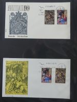 Spanien Sammlung FDCs in 7 Alben auf selbstgestalteten Seiten #MA104