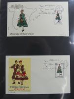 Spanien Sammlung FDCs in 7 Alben auf selbstgestalteten Seiten #MA104