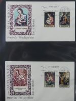 Spanien Sammlung FDCs in 7 Alben auf selbstgestalteten Seiten #MA104