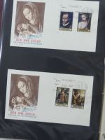 Spanien Sammlung FDCs in 7 Alben auf selbstgestalteten Seiten #MA104