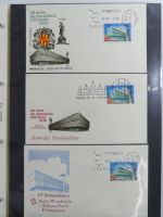 Spanien Sammlung FDCs in 7 Alben auf selbstgestalteten Seiten #MA104